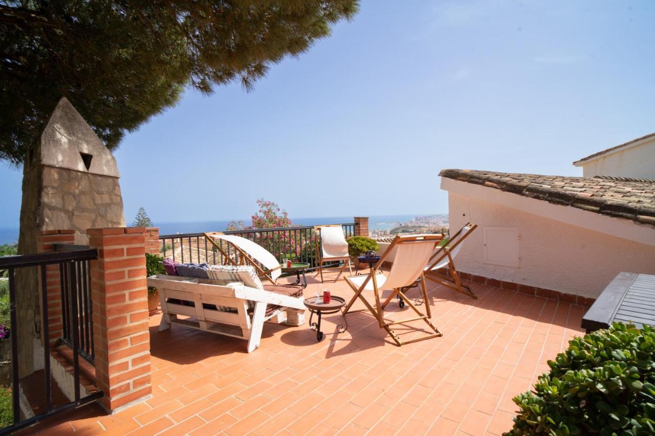 Casa Ancladero Big Rooftop Terrace, 2 Bedroom Guesthouse W Garden And View Fuengirola Luaran gambar